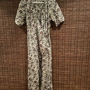 Rachel Comey Multi Colored Patterned Floral Jumpsuit